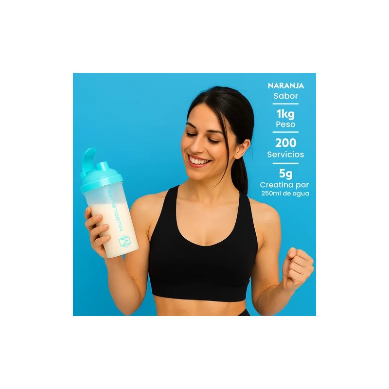 Creatina Monohidratada 1 Kg Muscle Life Varios Sabores