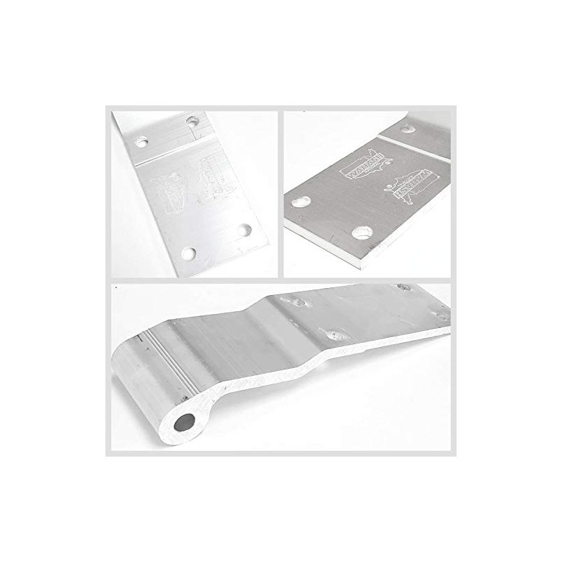 Wabash WAB06300291 Four Hole Bolt-On Aluminum Truck Trailer Door Hinge