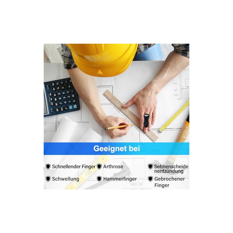 supregear Finger Splints, Pack of 2 Adjustable Finger Support, Comfortable