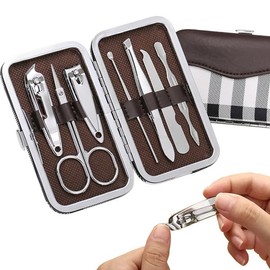 Manicure, Pedicure, Nail Clippers Set, Case 7 Pieces