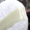 Lurrose White Soft Plush Powder Puff Fluffy Powder Puff with