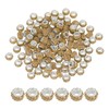PATIKIL European Large Hole Beads, 120 Pcs Rhinestone Sparkle Crystal