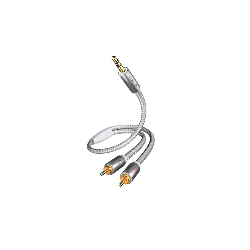 In-akustik Premium II 3.5 mm Jack Plug to 2x RCA