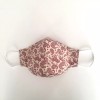 Handmade Adult Face Mask Red Paisley print nose wire chin