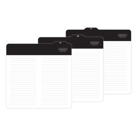 Vaultz Vinyl Record Storage Dividers A-Z - 26 Record Holder Organizer Guides - Alphabetical Vinyl LP Dividers for Album Crate, Collection Library Bin, Black