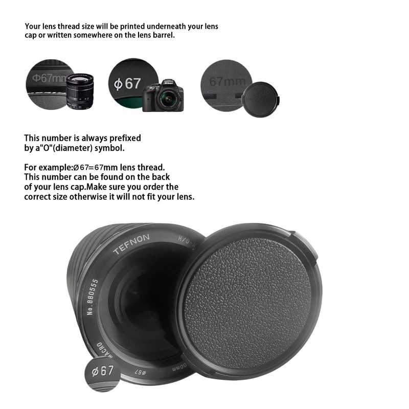 67 mm lens cap/accessory (can be pressed on both sides)