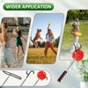 Bgzdxhxyr Disc Golf Retriever Pole, 10 Foot Extendable Pole with