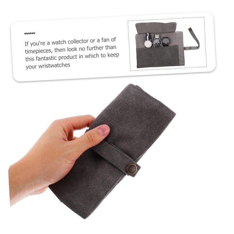 TEHAUX Watch Accessories Pouch Smart Watch Storage Bag Washable Large