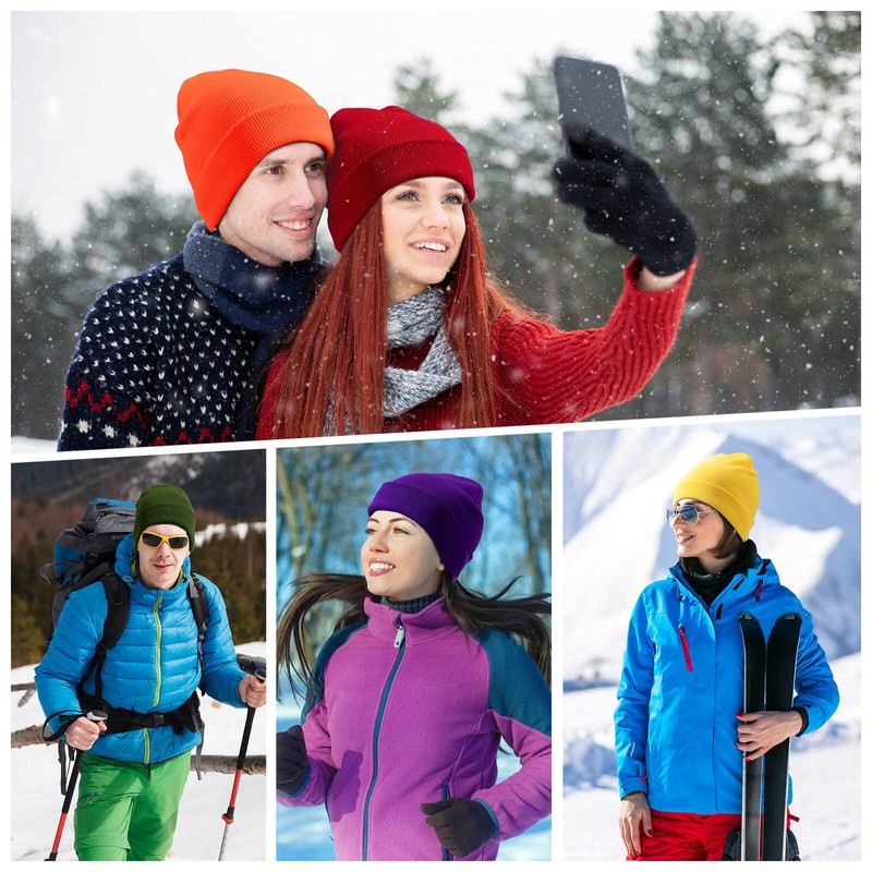 FanVince Beanie Toque Men Women Tuque Winter Thermal Hats Cuffed