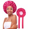 AWAYTR Satin Bonnet Silk Like Bonnets for Sleeping Sleep Cap