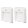 2 Pcs Plug in Night Light Mini Motion Sensor Night