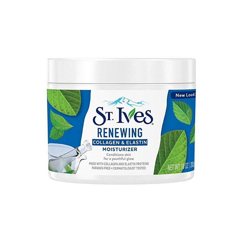 St. Ives Renewing Collagen & Elastin Moisturizer, 10 oz (Pack