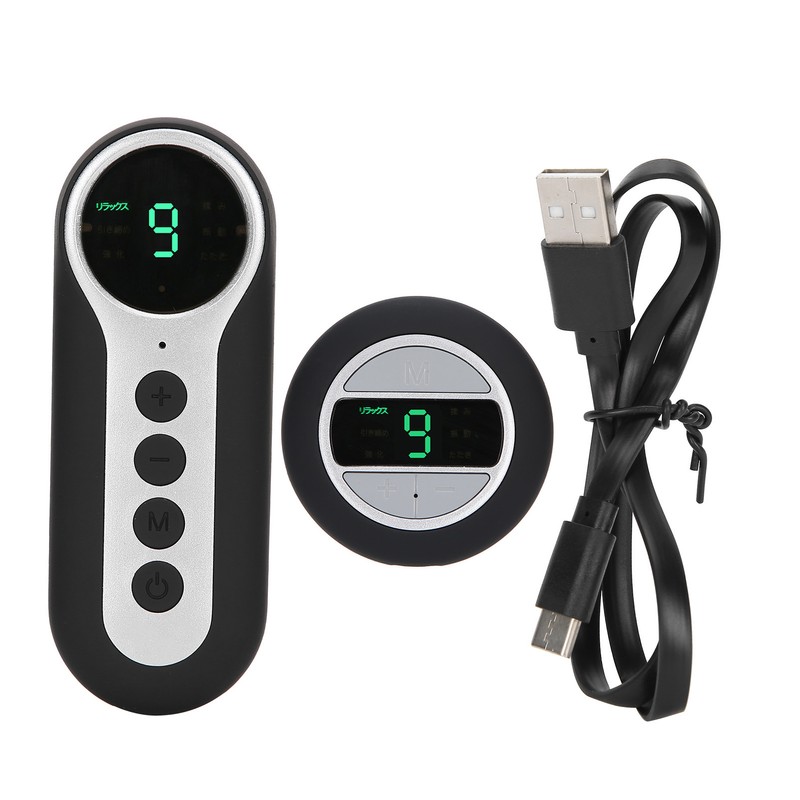 Smart Abdominal Muscle Trainer TENS PU Leather Slimming Belt Rechargeable