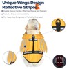 Petglad Dog Life Jacket, Wings Dog Life Vest with Chin