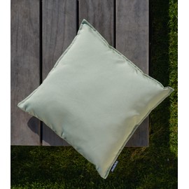 mokebo® Outdoor Cushion Cover 'Die Auszeit' Set of 2 (45 x 45 cm) Sofa Cushion or Cushion for Balcony, Patio or Garden, Decorative Cushion Cover Made of Fine Outdoor Fabric in Lime Green