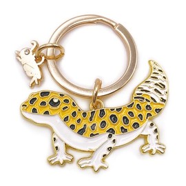 Animal Key Ring [Leopard Lizard] Animal Cute Key Chain Z0135/KH