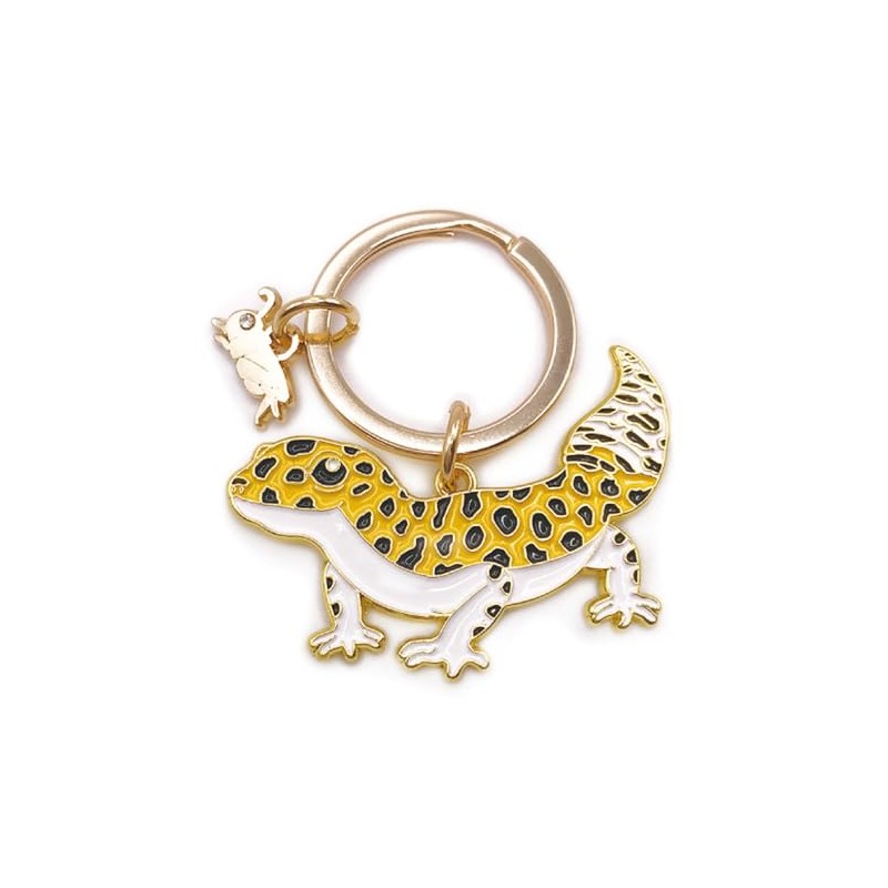 Animal Key Ring [Leopard Lizard] Animal Cute Key Chain Z0135/KH