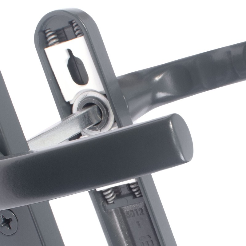 JCP UPVC Door Handle Pair, 122mm Screw Centres, 92 PZ