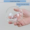 EIKS Glass Bowls with Spout for Mixing and Serving Sauce