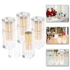 CALLARON Lipstick Tube Transparent Refill Container Plastic Rotating Lipstick Refill