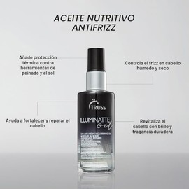 Aceite nutritivo para el cabello Illuminate Hair Oil con control del frizz y protección contra el calor, formulado para suavizar, fortalecer y reparar largos y puntas, ideal para cabello seco y