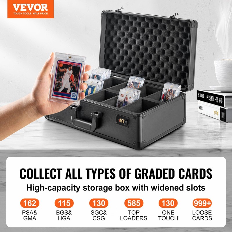VEVOR 162 PSA Graded Sports Card Holder Box - 5