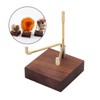 Perfeclan Wooden Display Stand for Fossils, Rocks, Geode, Agate, Crystals,