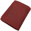 myledershop Full Cowhide Leather Women's Portrait Format Wallet/Purse with Outer
