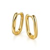 ZWWOGE 1 Pair of Hoop Earrings Women's Small Chunky Hoop
