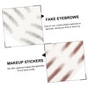 FOMIYES Sets Instant Brow Enhancement Fake Eyebrow Stickers Water Transfer