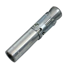 5 x Lumonic Inner Wedge Anchors M12 x 75 Galvanised I For Use as Metal Dowels, Bolt Anchors, Flash Dowels I For Various Types Through Mounting