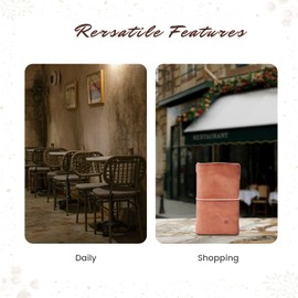 Old Trend Nomad Organizer Travel Wallet - Cowhide Leather Passport and Card Holder with Sunglass Pouch, Pen Slots, Elastic Retainer, Zipper Pocket - Customizable, Lots of Pockets - For Men and Women