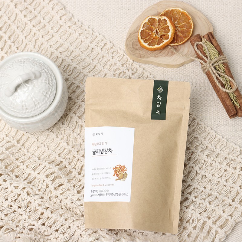 orange tree Jeju tangerine peel ginger tea tea bags 14g