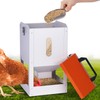 Galvanized Automatic Chicken Feeder No Waste 20lbs Large Metal Chicken