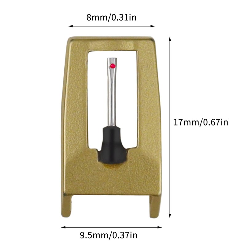 Record Player Needle, Upgraded Record Player Cartridge with Diamond Stylus