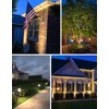CREPOW Dusk to Dawn Outdoor LED Spotlight,Outdoor Landscape Lighting with