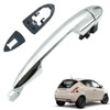 Ruolin Exterior Door Handle Car Door Handle Chrome-Plated Door Handle