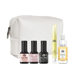 LCN Wow Hybrid Gel Polish Starter Set 9 Pieces without Light Device for up to 10 Days Perfectly Painted Nails