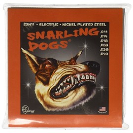 D'Andrea SDN11 Coated Nickel Electric Guitar Strings, Medium