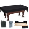 7/8/9 Foot Billiard Pool Table Cover, 420D Oxford Cloth Dust