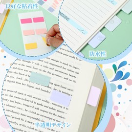 インデックス 付箋 インデックス シール 120枚 6色 薄色/カラー きれいにはがせる スムーズ筆記 書類整理 学習 ビジネス タブインデックス (薄色120枚)