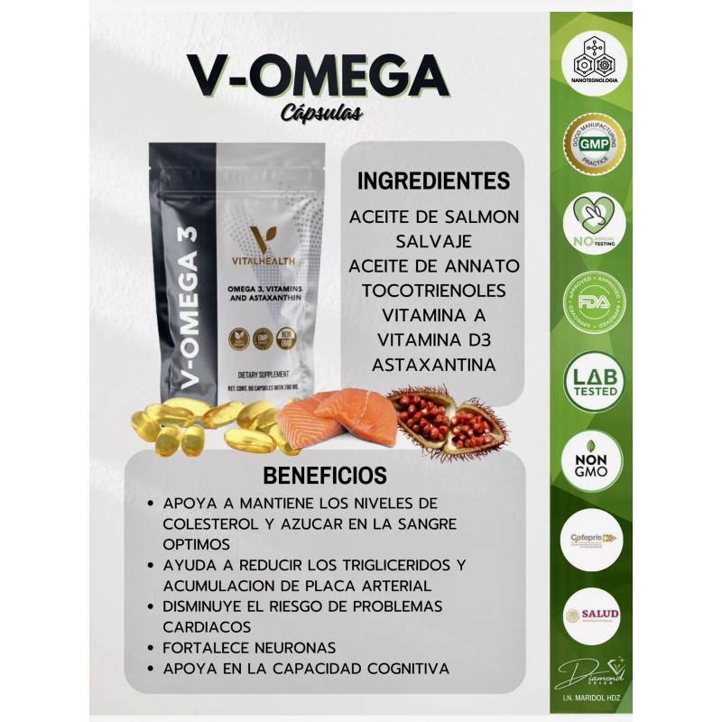 Vitalhealth V-OMEGA 3 by VitalHealth