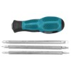 Double Ended Screwdriver, 3 Piece Screwdriver Bit Set, Cross and