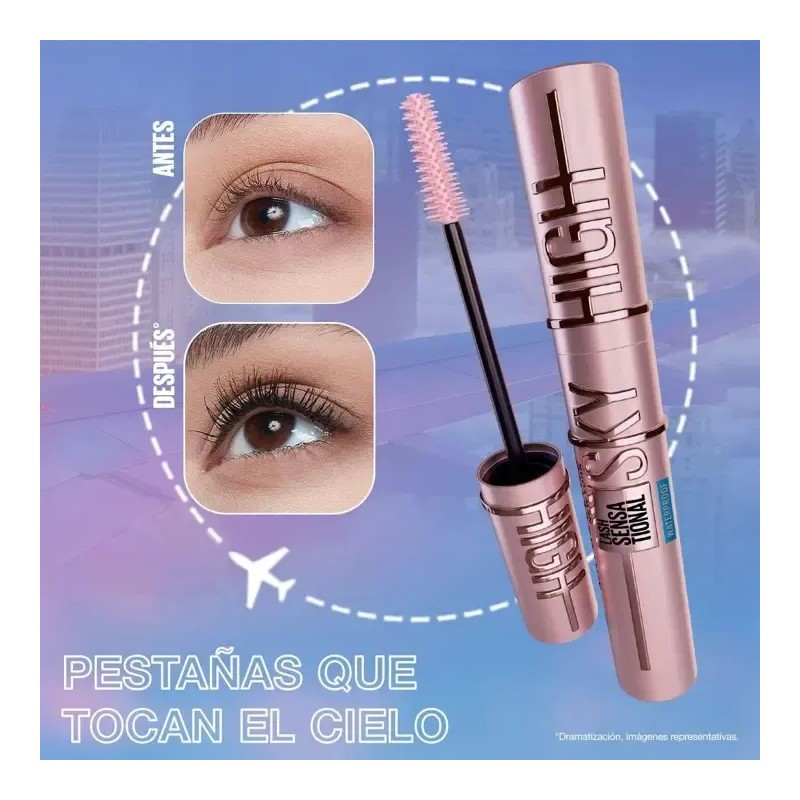 Rimel Lash Sensational Sky High 6 Ml Maybelline Waterproof