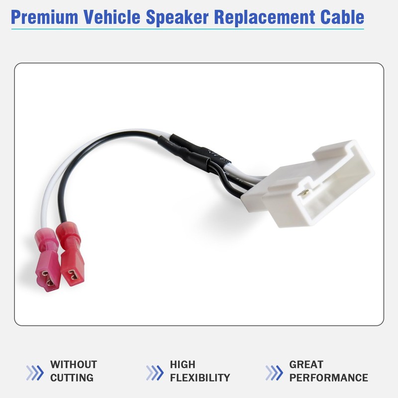 Jayubien Car Front Dash Speaker Harness Compatible with Toyota Camry