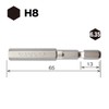 VESSEL SM16H080 Hex Bit Opposite Side 0.3 x 2.6 inches