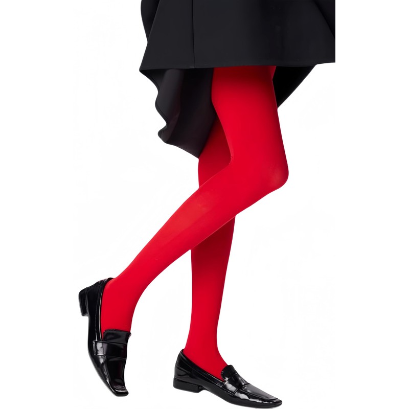 leg elegant Women's 80 Den Microfiber Soft Opaque Tights Pantyhose