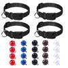 Fayemint Set of 4 Goat Collars with Bell, Goat Collars,