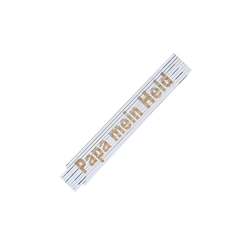 Folding Ruler Metre Stick - Laser Engraved with Saying- Father's