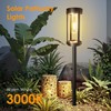 Bright Solar Pathway Lights Outdoor, 2 Pack Upgraded Solar Powered